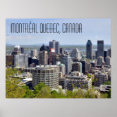 Montréal Quebec Canada Poster (Voorkant)