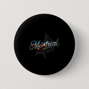 Montreal Quebec Canada Reizen Vakantie Ronde Button 5,7 Cm