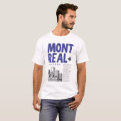 Montreal Quebec Canada skyline  T-shirt (Voorkant volledig)