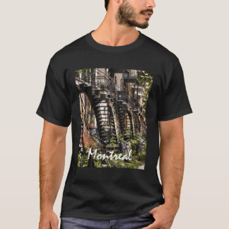 Montreal Quebec Canada Trappen Foto T-shirt