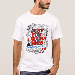 Montreal Quebec Komedie Show Met Bever En Poutine T-shirt