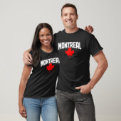 Montreal Quebec Maple Leaf Canada Canadian Flag Pr T-shirt (Unisex)