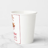 Montreal Quebec Poutine een Ring op het Bacheloret Papieren Bekers (Links)