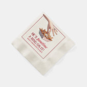 Montreal Quebec Poutine een Ring op het Bacheloret Servet (Hoek)