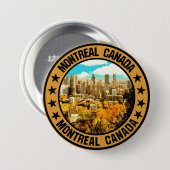 Montreal Ronde Button 7,6 Cm (Voorkant /achterkant)