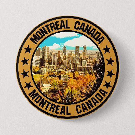 Montreal Ronde Button 7,6 Cm (Voorkant)