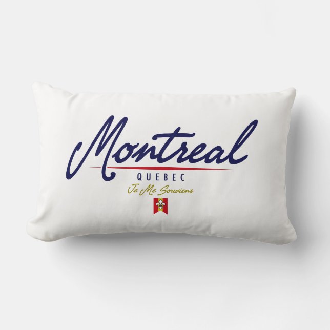 Montreal Script Kussen (Voorkant)