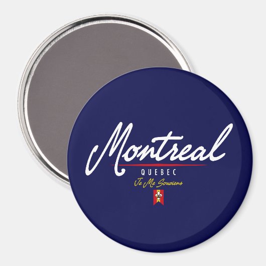 Montreal Script Magneet (Voorkant / Achterkant)