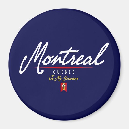 Montreal Script Magneet (Voorkant)
