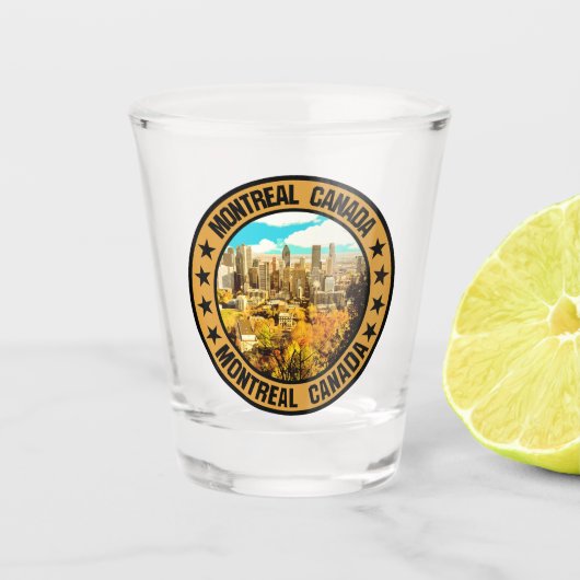 Montreal Shot Glas (Voorkant)