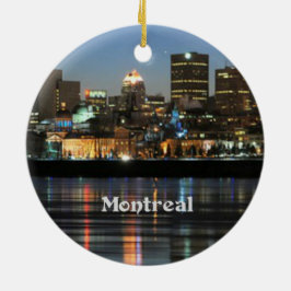 Montreal Silhouette Keramisch Ornament