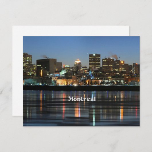 Montreal Skyline (Voorkant / Achterkant)
