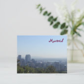 Montréal Skyline Briefkaart (Staand voorkant)