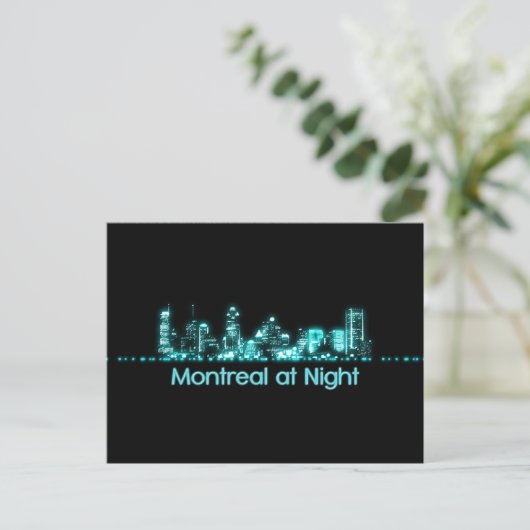 Montreal Skyline Briefkaart (Staand voorkant)