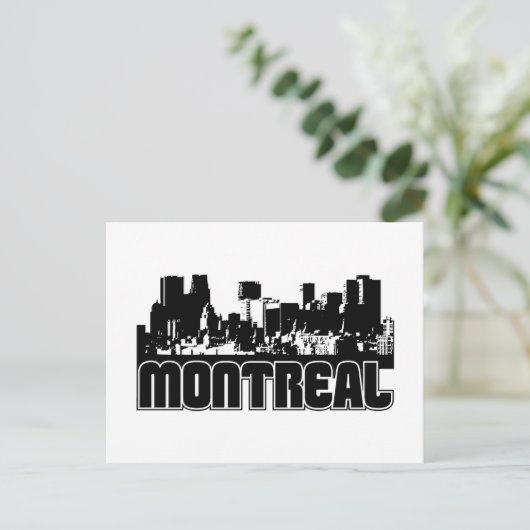 Montreal Skyline Briefkaart (Staand voorkant)