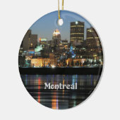 Montreal Skyline Keramisch Ornament (Links)