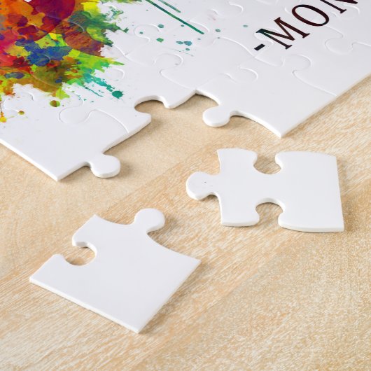 Montreal Skyline Legpuzzel (Zijkant)