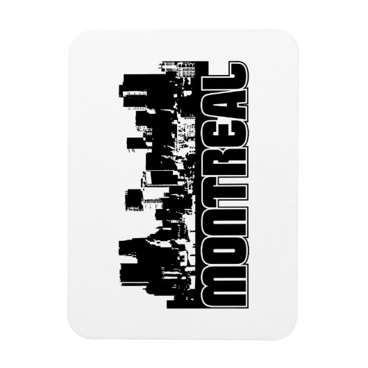 Montreal Skyline Magneet (Verticaal)