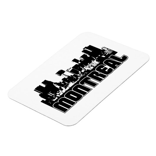 Montreal Skyline Magneet (Linkerzijde)