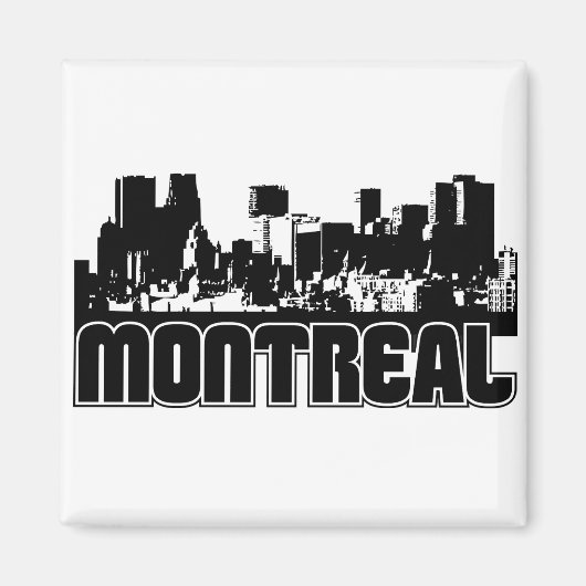 Montreal Skyline Magneet (Voorkant)
