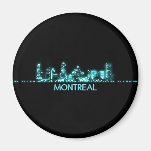 Montreal Skyline Magneet (Voorkant)