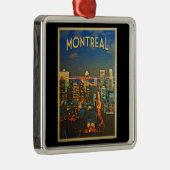 Montreal Skyline Metalen Ornament (Rechts)