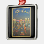 Montreal Skyline Metalen Ornament (Links)