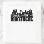 Montreal Skyline Rechthoekige Sticker (Tas)