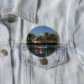 Montreal skyline ronde button 7,6 cm (In situ)