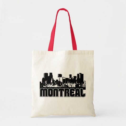 Montreal Skyline Tote Bag (Voorkant)
