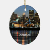 Montreal Skyline - Vrolijk kerstfeest Keramisch Ornament (Rechts)
