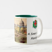 Montreal Souvenir-Mok Tweekleurige Koffiemok (Voorkant rechts)