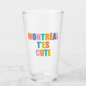 Montréal stad typografie modern kleurrijk glas (Voorkant)