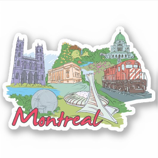 Montreal Sticker (Voorkant)