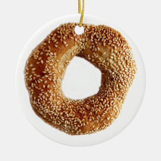 Montreal stijl bagel ornament (Voorkant)