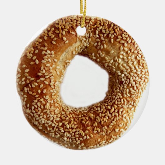 Montreal stijl bagel ornament (Voorkant)