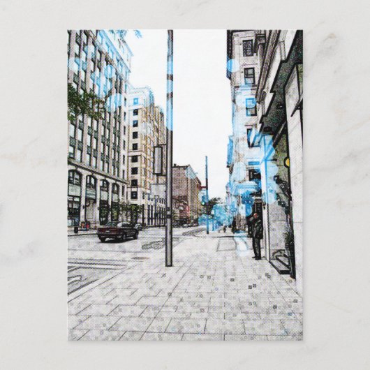 Montreal Street 8343a Briefkaart (Voorkant)