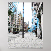 Montreal Street 8343a Poster (Voorkant)
