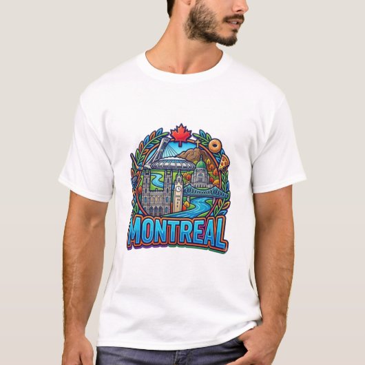 MONTREAL T-SHIRT (Voorkant)
