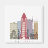 Montréal V2 skyline poster Magneet (Voorkant)