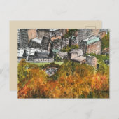 Montreal van Koninklijk Onderstel, watercolour, Briefkaart (Voorkant / Achterkant)