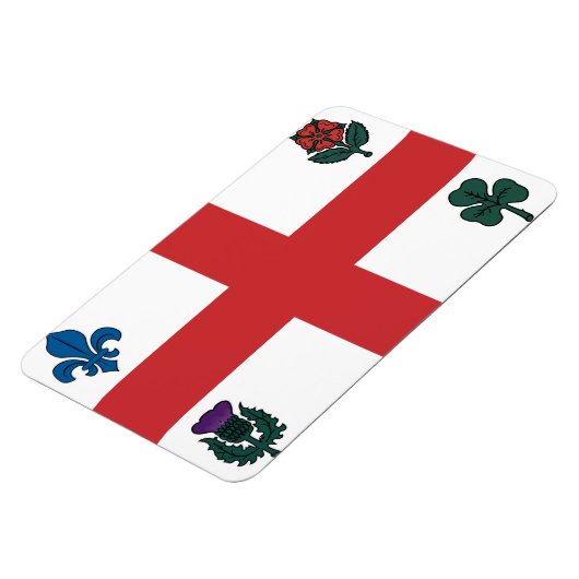 MONTREAL Vlag Magneet (Linkerzijde)