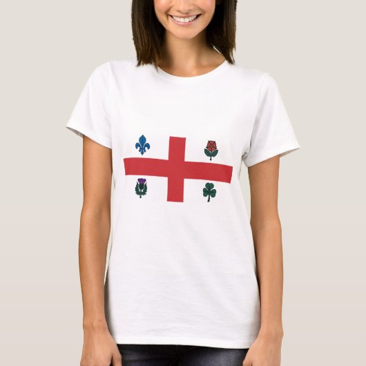 Montreal-vlag T-shirt (Voorkant)