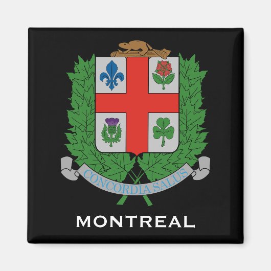 Montreal *Wapenmagneet Magneet (Voorkant)