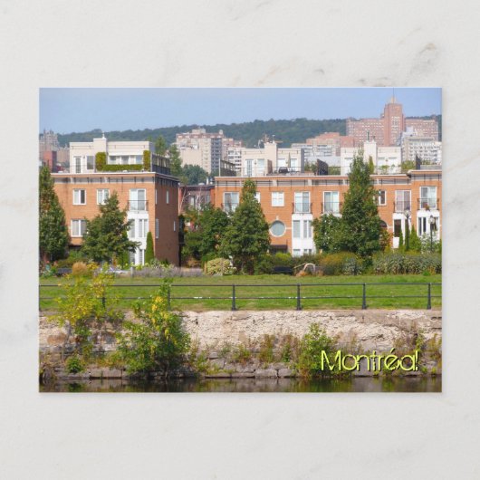 Montréal Waterfront Briefkaart (Voorkant)