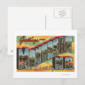 Montreat, North Carolina - Large Letter Scenes 2 Briefkaart (Voorkant / Achterkant)