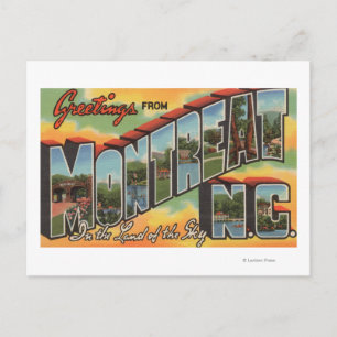 Montreat, North Carolina - Large Letter Scenes 2 Briefkaart