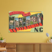 Montreat, North Carolina - Large Letter Scenes 2 Canvas Afdruk (Insitu (Woonkamer))