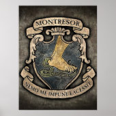 Montresor Coat of Arms Poster (Voorkant)