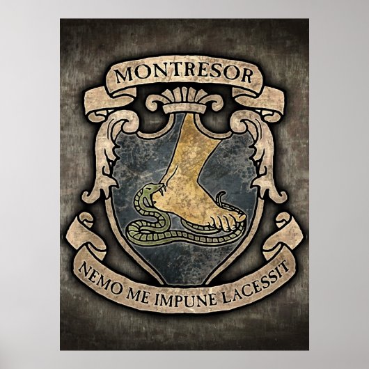 Montresor Coat of Arms Poster (Voorkant)